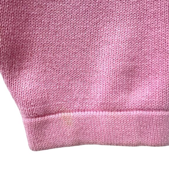 Vintage Lilly Pulitzer Pink Palm Tree Embroidered Button Cardigan Sweater Size S - Picture 4 of 5